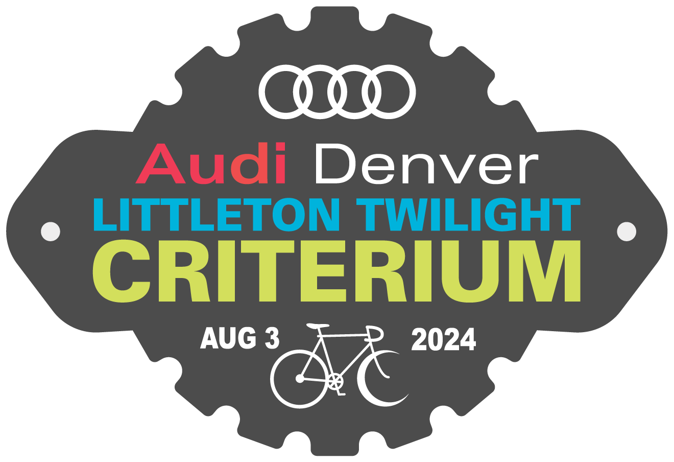 Audi Denver Littleton Twilight Criterium logo - color logo